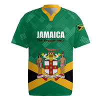 Personalized Jamaica 2024 Rugby Jersey Jumieka Reggae Boyz - Wonder Print Shop