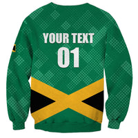 Personalized Jamaica 2024 Sweatshirt Jumieka Reggae Boyz - Wonder Print Shop