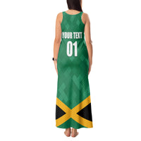 Personalized Jamaica 2024 Tank Maxi Dress Jumieka Reggae Boyz - Wonder Print Shop
