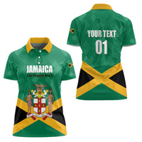 Personalized Jamaica 2024 Women Polo Shirt Jumieka Reggae Boyz - Wonder Print Shop