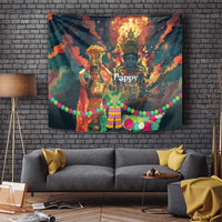 Bonalu Festival 2024 Tapestry Bonam Parikrama - Wonder Print Shop