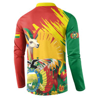 Bolivia Independence Day Button Sweatshirt Puliwya Achka Aylluska Mamallaqta - Wonder Print Shop
