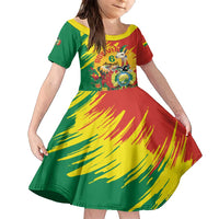 Bolivia Independence Day Family Matching Summer Maxi Dress and Hawaiian Shirt Puliwya Achka Aylluska Mamallaqta - Wonder Print Shop
