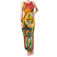 Bolivia Independence Day Family Matching Tank Maxi Dress and Hawaiian Shirt Puliwya Achka Aylluska Mamallaqta - Wonder Print Shop