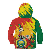Bolivia Independence Day Kid Hoodie Puliwya Achka Aylluska Mamallaqta - Wonder Print Shop