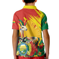 Bolivia Independence Day Kid Polo Shirt Puliwya Achka Aylluska Mamallaqta - Wonder Print Shop