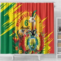 Bolivia Independence Day Shower Curtain Puliwya Achka Aylluska Mamallaqta