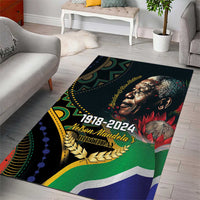 Nelson Mandela Birthday Area Rug Leader of the Nation - Wonder Print Shop