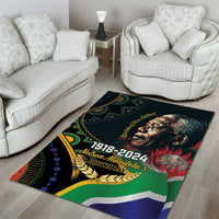 Nelson Mandela Birthday Area Rug Leader of the Nation - Wonder Print Shop