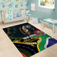 Nelson Mandela Birthday Area Rug Leader of the Nation - Wonder Print Shop