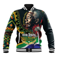 Nelson Mandela Birthday Baseball Jacket Leader of the Nation - Wonder Print Shop