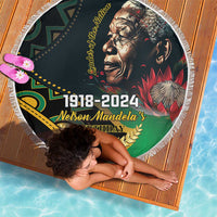 Nelson Mandela Birthday Beach Blanket Leader of the Nation - Wonder Print Shop