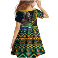 Nelson Mandela Birthday Family Matching Mermaid Dress and Hawaiian Shirt Leader of the Nation - Wonder Print Shop