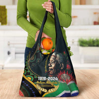 Nelson Mandela Birthday Grocery Bag Leader of the Nation