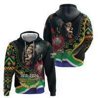 Nelson Mandela Birthday Hoodie Leader of the Nation - Wonder Print Shop