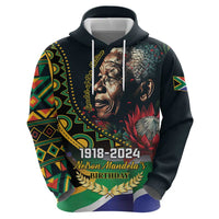 Nelson Mandela Birthday Hoodie Leader of the Nation - Wonder Print Shop