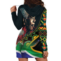 Nelson Mandela Birthday Hoodie Dress Leader of the Nation - Wonder Print Shop