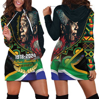 Nelson Mandela Birthday Hoodie Dress Leader of the Nation - Wonder Print Shop