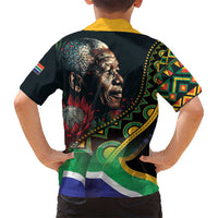 Nelson Mandela Birthday Kid Hawaiian Shirt Leader of the Nation - Wonder Print Shop