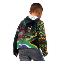 Nelson Mandela Birthday Kid Hoodie Leader of the Nation - Wonder Print Shop