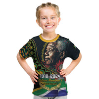 Nelson Mandela Birthday Kid T Shirt Leader of the Nation - Wonder Print Shop