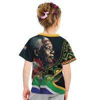 Nelson Mandela Birthday Kid T Shirt Leader of the Nation - Wonder Print Shop