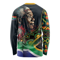 Nelson Mandela Birthday Long Sleeve Shirt Leader of the Nation - Wonder Print Shop