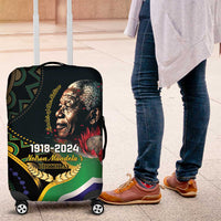 Nelson Mandela Birthday Luggage Cover Leader of the Nation - Wonder Print Shop