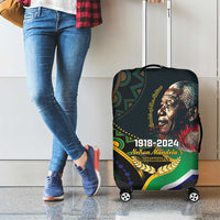 Nelson Mandela Birthday Luggage Cover Leader of the Nation - Wonder Print Shop
