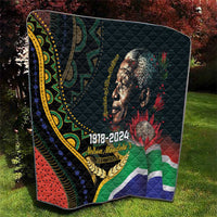 Nelson Mandela Birthday Quilt Leader of the Nation - Wonder Print Shop
