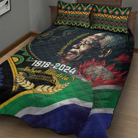 Nelson Mandela Birthday Quilt Bed Set Leader of the Nation - Wonder Print Shop