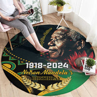 Nelson Mandela Birthday Round Carpet Leader of the Nation
