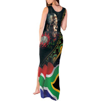 Nelson Mandela Birthday Tank Maxi Dress Leader of the Nation - Wonder Print Shop