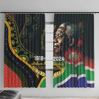Nelson Mandela Birthday Window Curtain Leader of the Nation - Wonder Print Shop