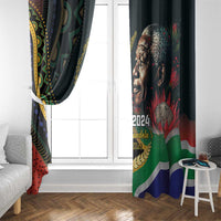 Nelson Mandela Birthday Window Curtain Leader of the Nation - Wonder Print Shop