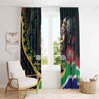 Nelson Mandela Birthday Window Curtain Leader of the Nation - Wonder Print Shop