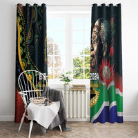 Nelson Mandela Birthday Window Curtain Leader of the Nation - Wonder Print Shop