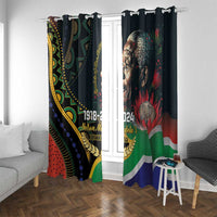 Nelson Mandela Birthday Window Curtain Leader of the Nation - Wonder Print Shop