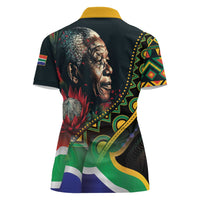 Nelson Mandela Birthday Women Polo Shirt Leader of the Nation - Wonder Print Shop