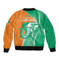 Ivory Coast Independence Day Bomber Jacket Cote d Ivoire Elephant - Wonder Print Shop