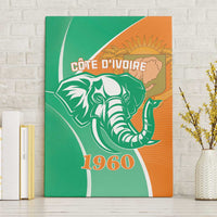 Ivory Coast Independence Day Canvas Wall Art Cote d Ivoire Elephant - Wonder Print Shop