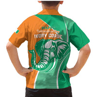 Ivory Coast Independence Day Family Matching Mermaid Dress and Hawaiian Shirt Cote d Ivoire Elephant - Wonder Print Shop