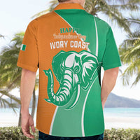 Ivory Coast Independence Day Hawaiian Shirt Cote d Ivoire Elephant - Wonder Print Shop