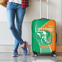 Ivory Coast Independence Day Luggage Cover Cote d Ivoire Elephant - Wonder Print Shop