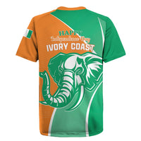 Ivory Coast Independence Day Rugby Jersey Cote d Ivoire Elephant - Wonder Print Shop