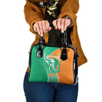Ivory Coast Independence Day Shoulder Handbag Cote d Ivoire Elephant