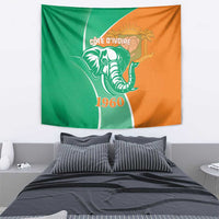Ivory Coast Independence Day Tapestry Cote d Ivoire Elephant - Wonder Print Shop