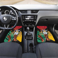 Guyana Emancipation Day Car Mats Jaguar Skin Pattern - Wonder Print Shop