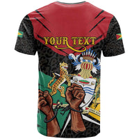 Personalized Guyana Emancipation Day T Shirt Jaguar Skin Pattern - Wonder Print Shop
