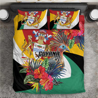 Guyana Canje Pheasant Bedding Set Tropical Flowers - Wonder Print Shop